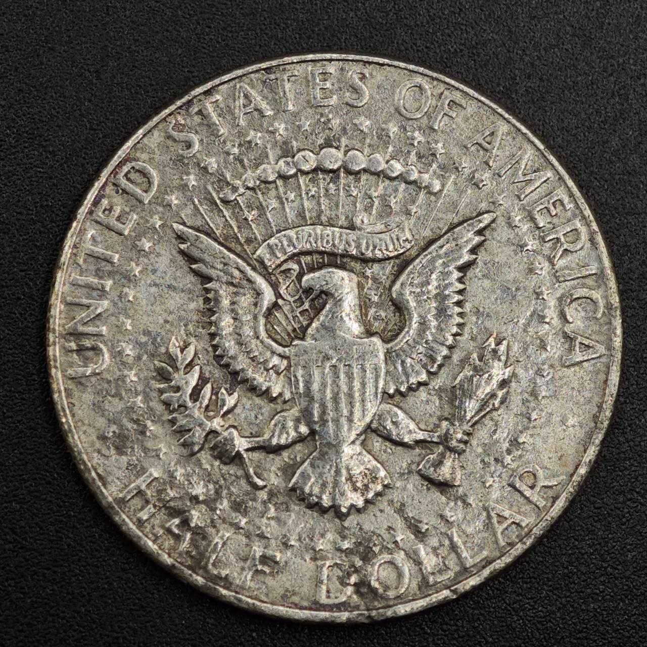 【淘币小摊】实时拍第七百九十六拍   小银币场   满百包邮可预留二周 每周一统一发货   美国1965年肯尼迪半美元银币