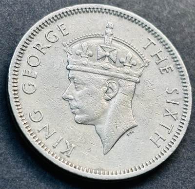 文馨钱币收藏第 281 场，【 长期接收代拍品】银元，银币，套币，纸币专场（本场截拍后休息三天，19 号发货） - 1951 年英属香港五毫 乔治六世时期独年份