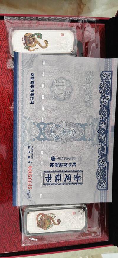 蛇年贺岁银条 - 蛇年贺岁银条