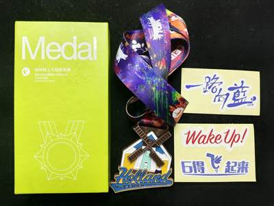 体育马拉松奖牌 - 咕咚线上马拉松奖牌 2016年荷兰莱顿马拉松10公里奖章