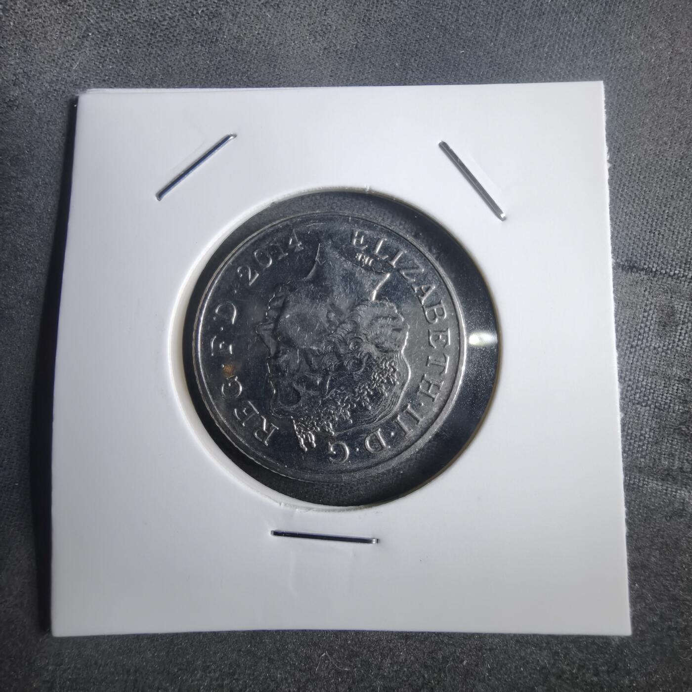 沼泽如烟--第905场 英国2014年10便士