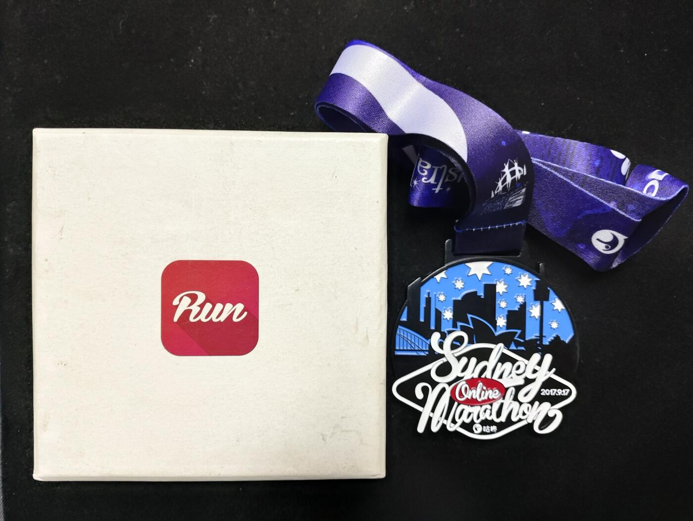 体育马拉松奖牌 咕咚线上马拉松奖牌 澳大利亚悉尼5KM马拉松奖章
