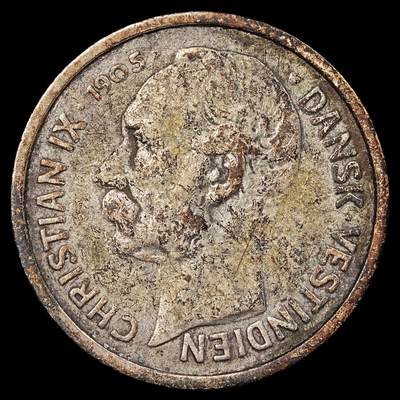 修遠堂世界钱币第九十三期 - 1905年丹属西印度10分银币