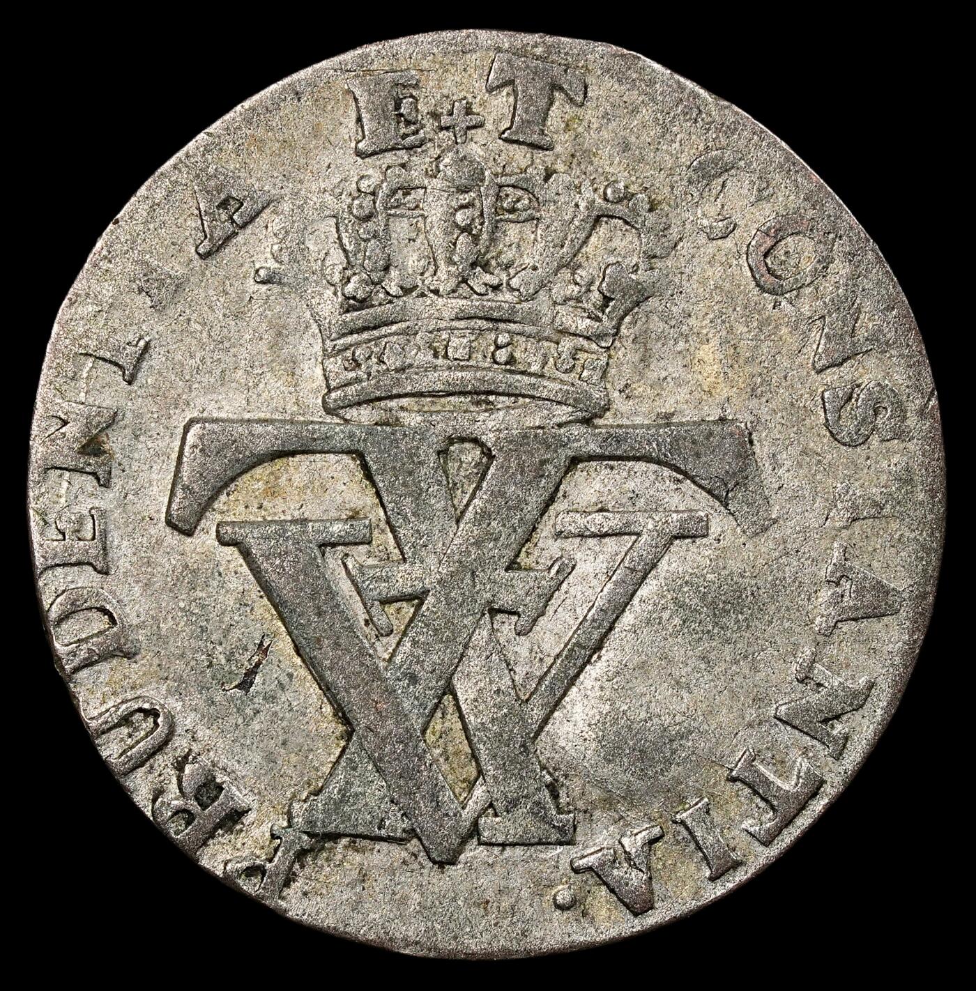 修遠堂世界钱币第九十三期 1764年丹麦4 SKILLING