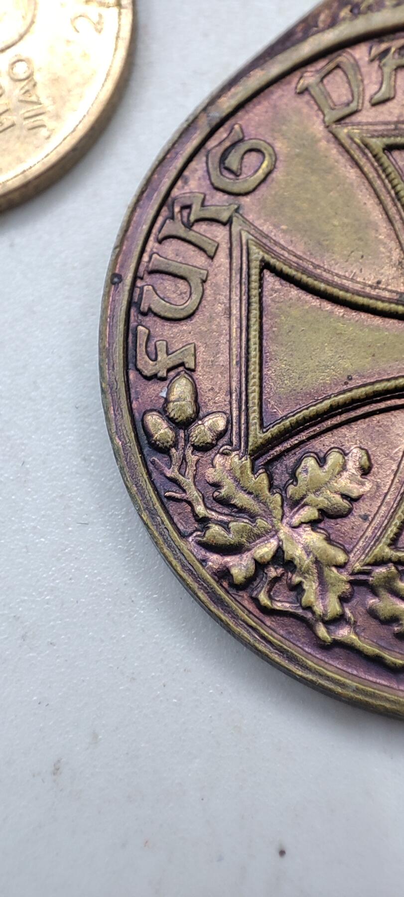 红色经典收藏拍卖专场第31期 一战 德国魏玛时期一战老兵奖章 品相非常好