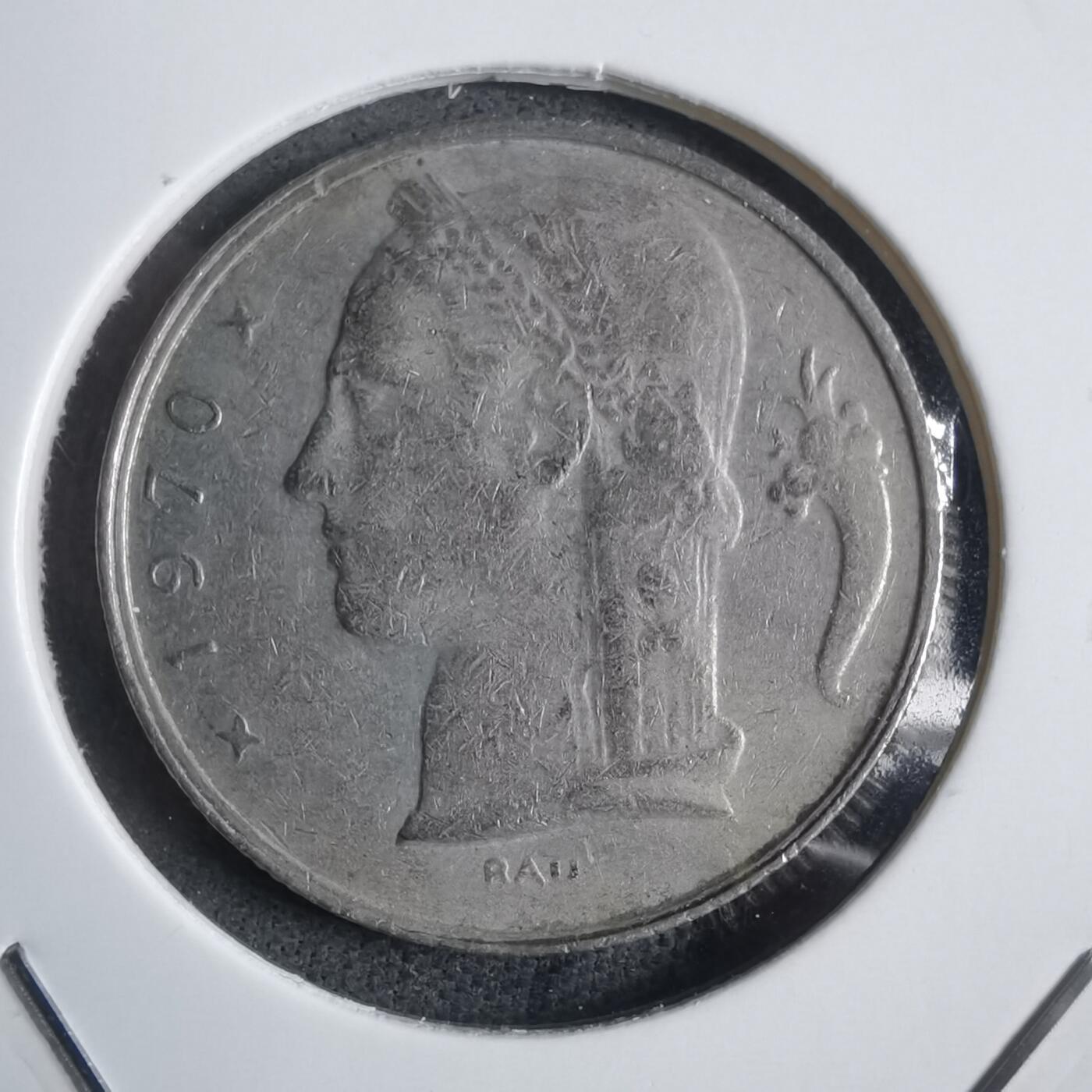 沼泽如烟--第905场 比利时1970年5法郎