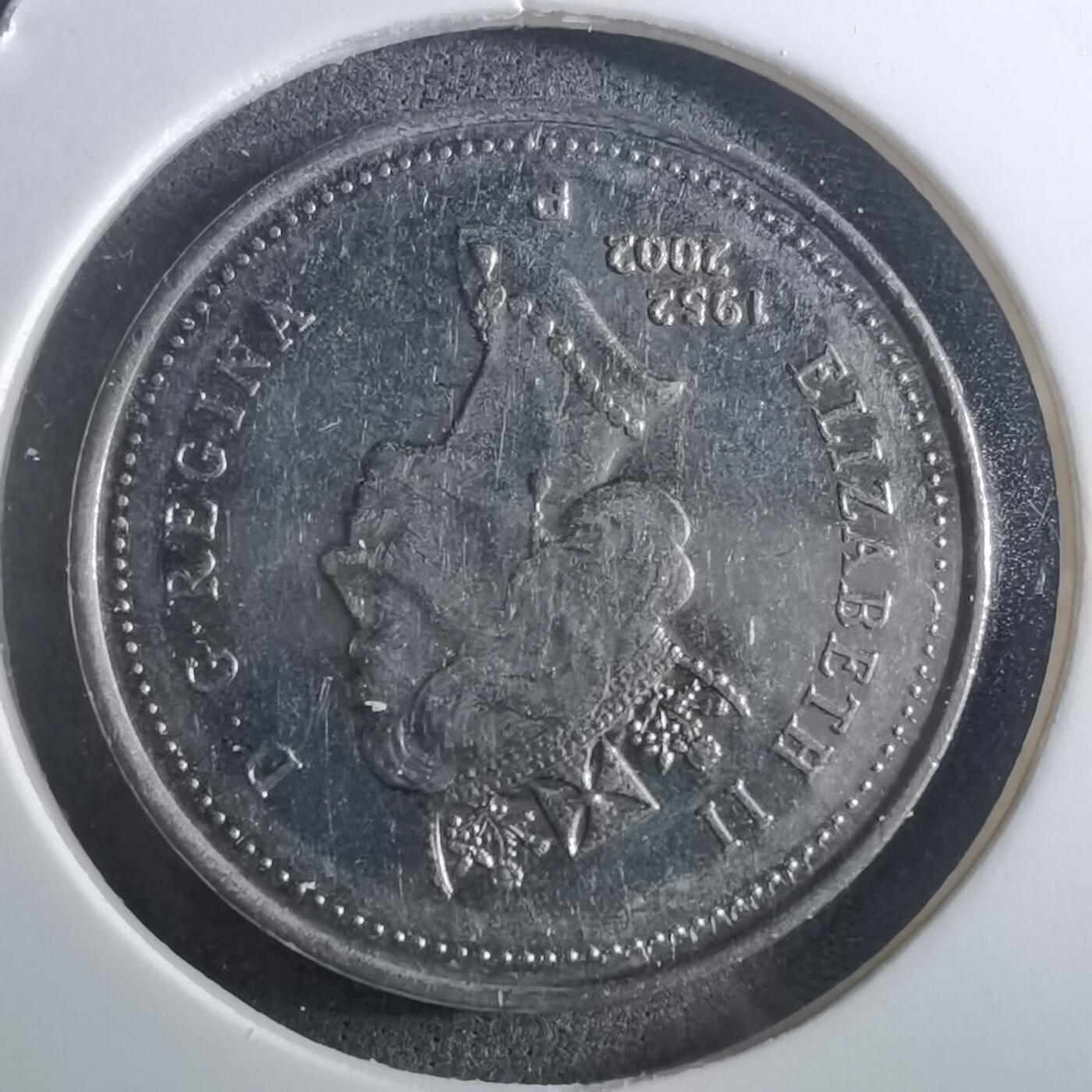 沼泽如烟--第905场 加拿大2002年5分纪念币