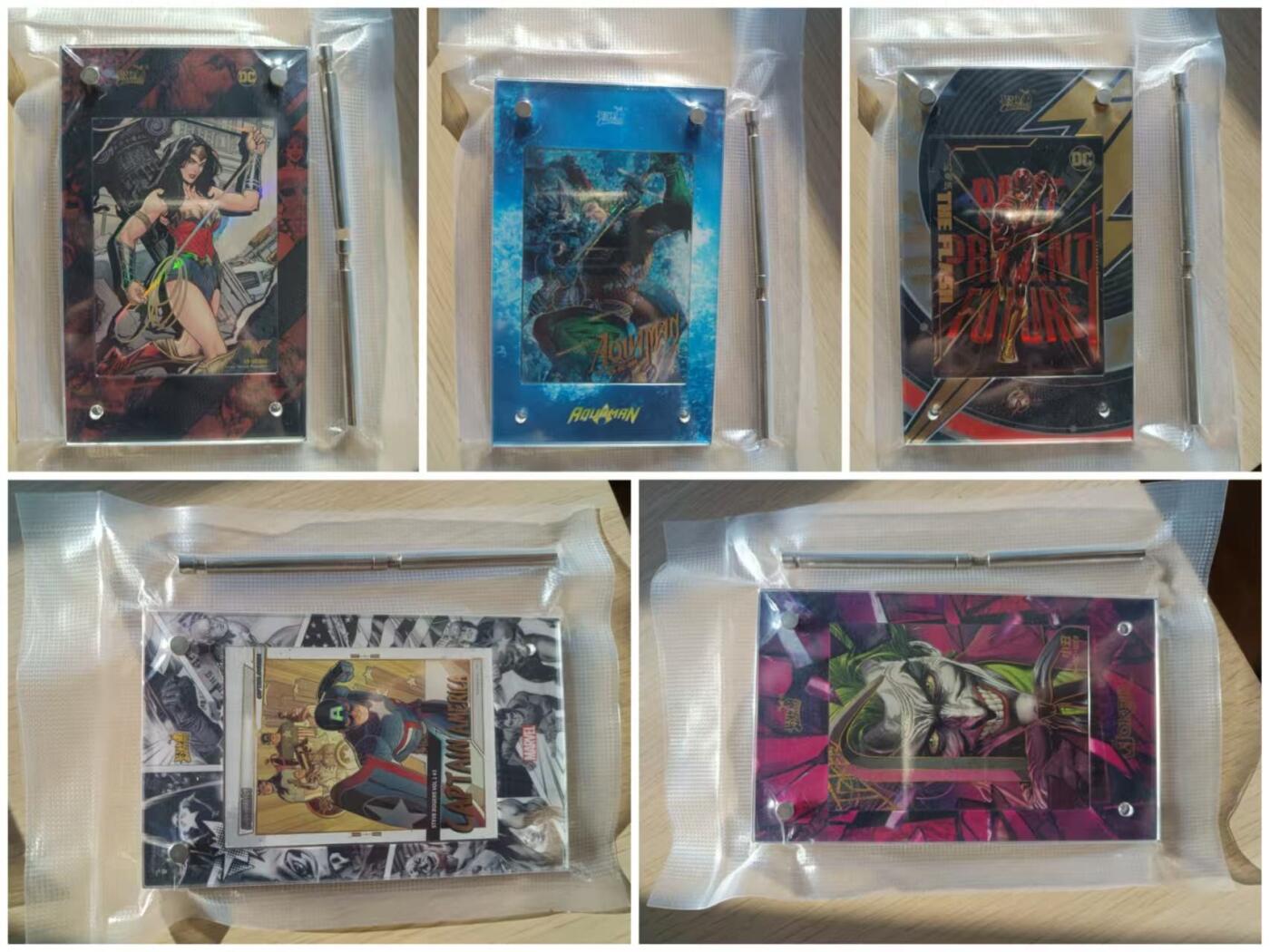 龙虎卡牌第六三场 （无佣金，周六结拍，欢迎送拍） 卡游K9博物馆 5张(含5个对应卡砖)