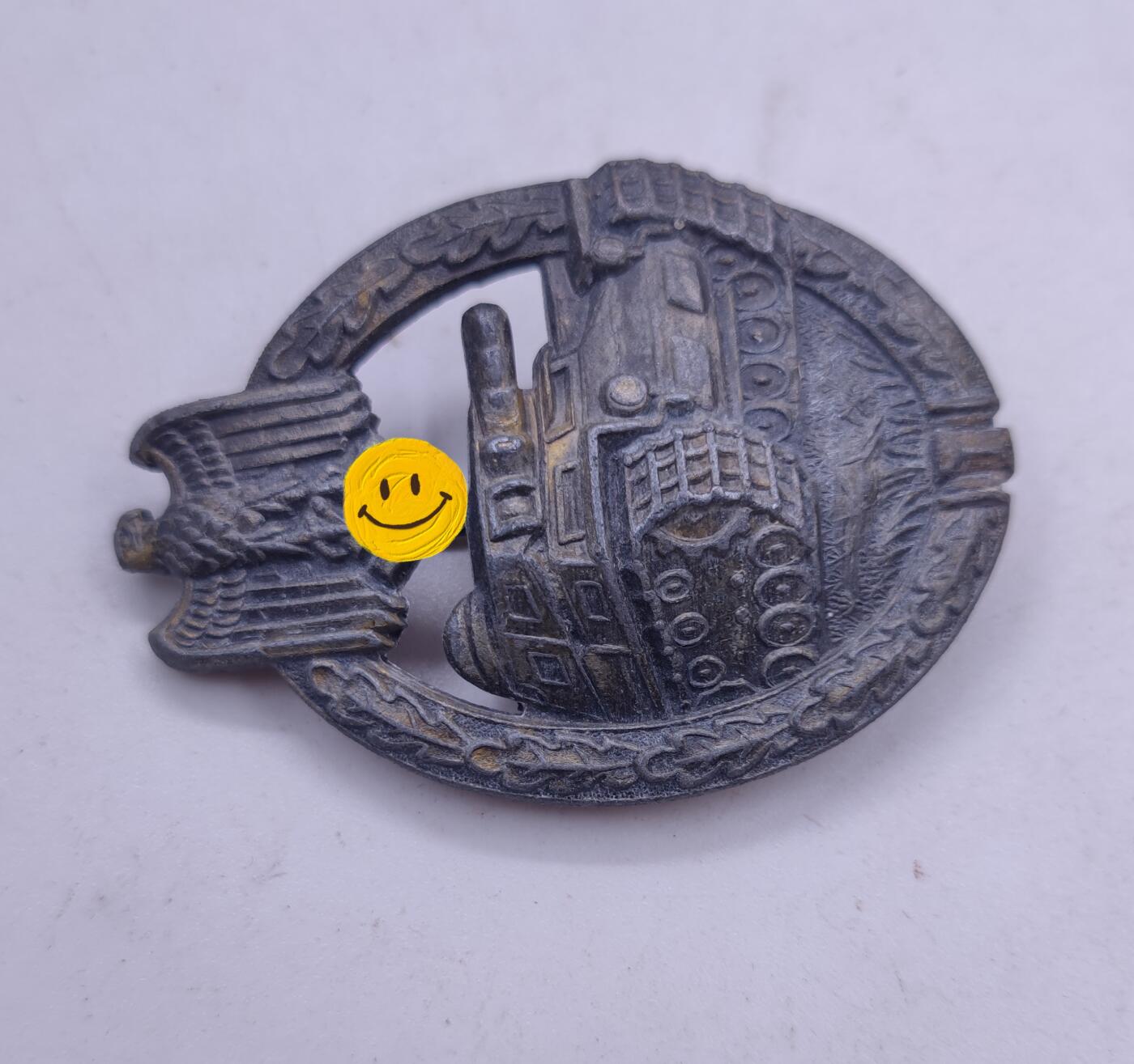 红色经典收藏拍卖专场第31期 德国1939 铜级坦克突击奖章 铸造版