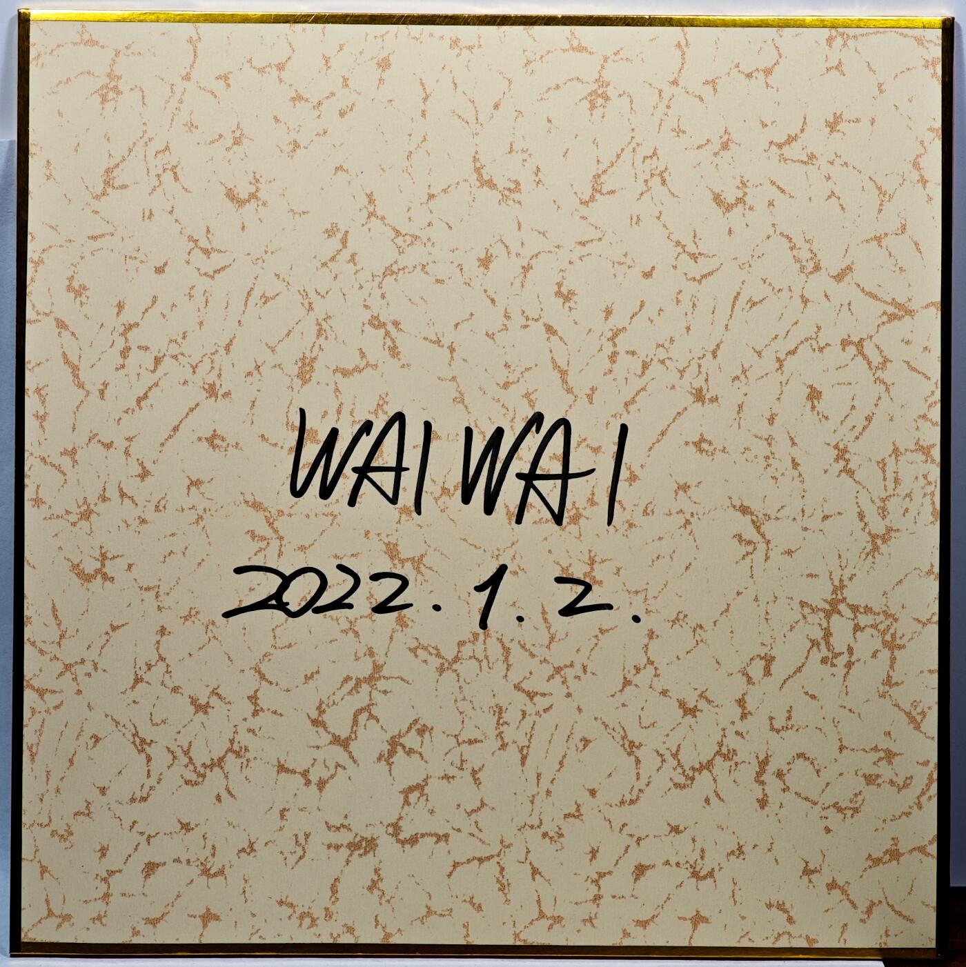 白泽拍卖卡牌手绘专场第28期（细雨生寒、寻梅闻香） 2023 waiwai手绘色纸 绒系少女  waiwai亲签