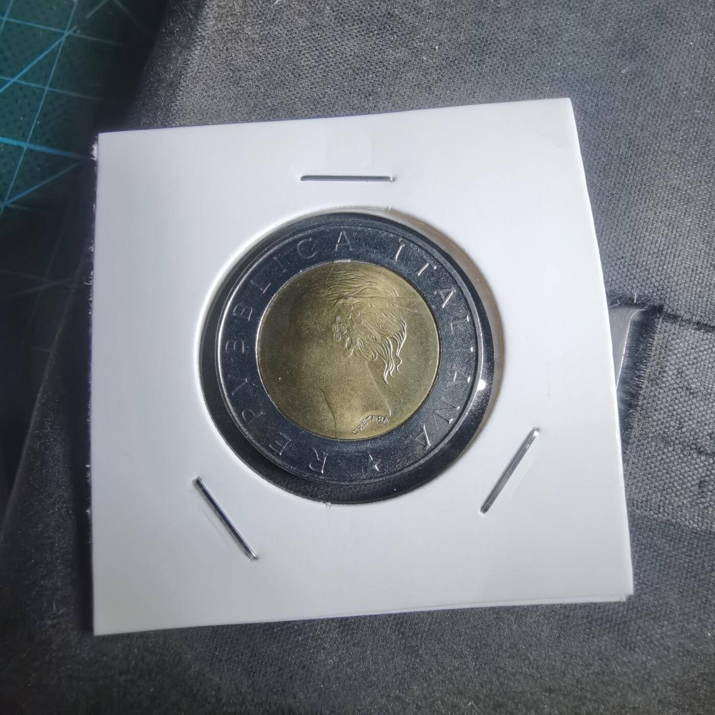 沼泽如烟--第905场 意大利1998年500里拉FAO纪念币