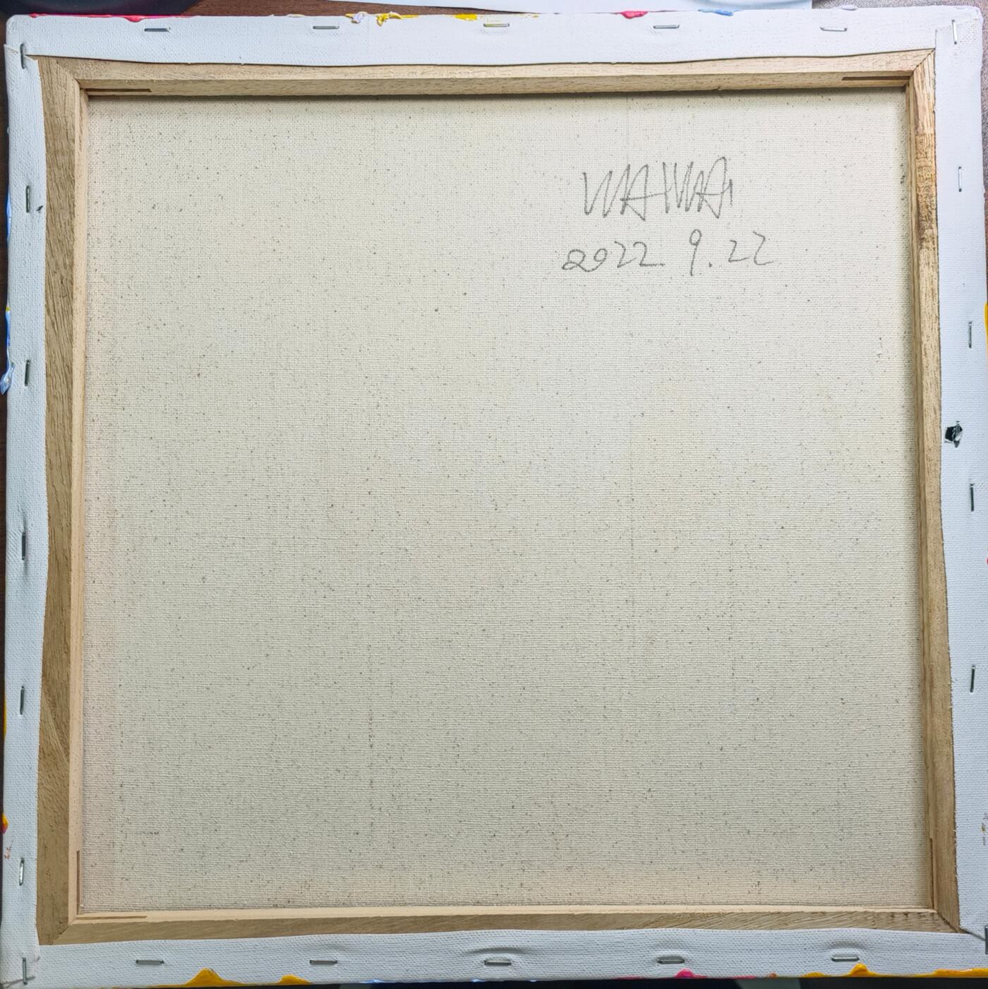 白泽拍卖卡牌手绘专场第28期（细雨生寒、寻梅闻香） 2022 waiwai手绘画 耿鬼 尺寸：40cm*40cm  waiwai亲签