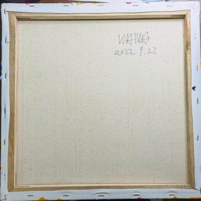 白泽拍卖卡牌手绘专场第28期（细雨生寒、寻梅闻香） 2022 waiwai手绘画 耿鬼 尺寸：40cm*40cm  waiwai亲签