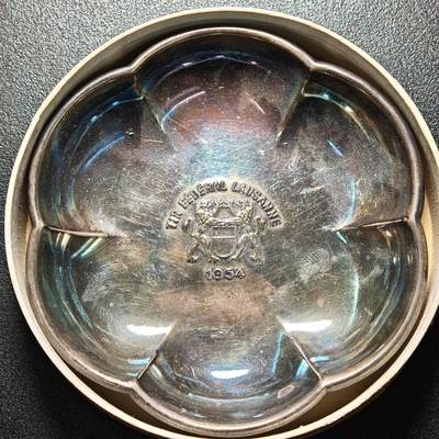 【德藏】世界币章拍卖第153期（拍品征集中~欢迎藏友联系） - 1954年 瑞士洛桑射击节纪念银盘 深五彩包浆 原盒 直径约：90mm；重约：39.3g