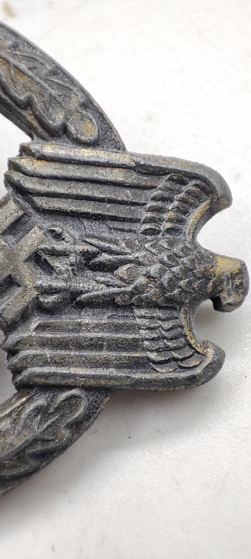 红色经典收藏拍卖专场第31期 德国1939 铜级坦克突击奖章 铸造版