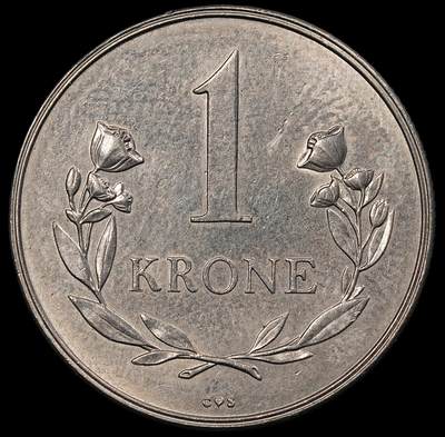 修遠堂世界钱币第九十三期 - 1960年格陵兰矿业公司1克朗