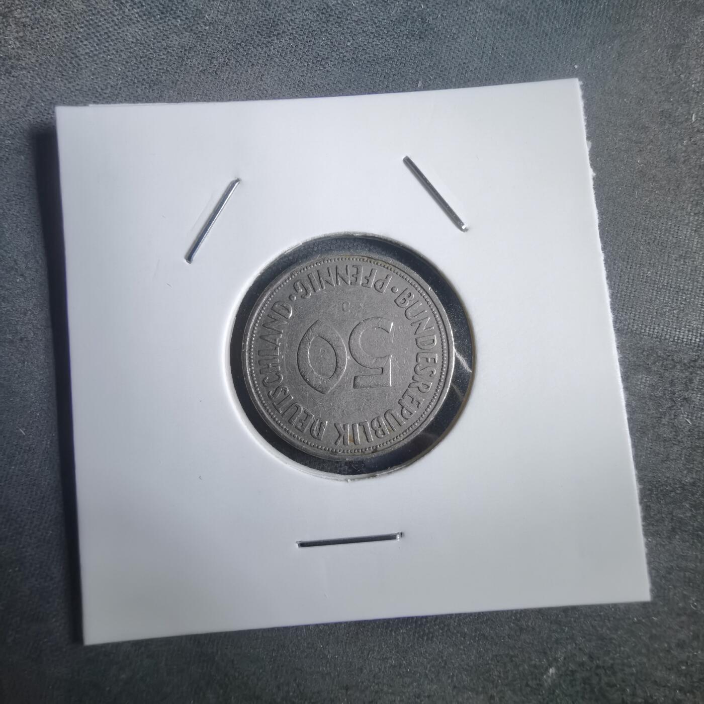 沼泽如烟--第905场 德国1950年50芬尼