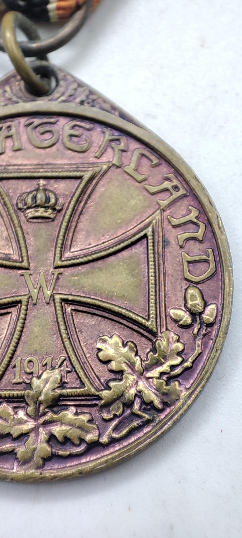 红色经典收藏拍卖专场第31期 一战 德国魏玛时期一战老兵奖章 品相非常好