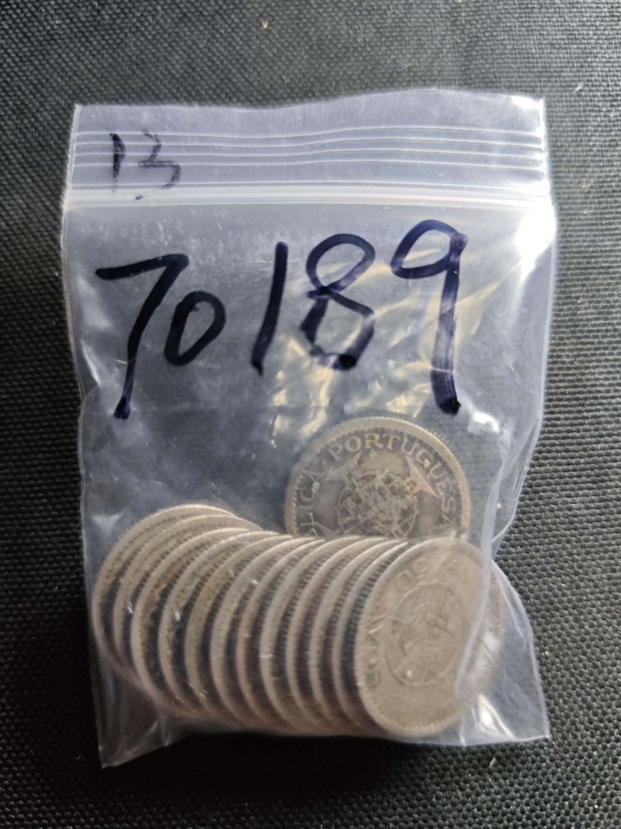 KK钱币收藏小铺  第370场  2月预留时间 周末发货  1952澳门5毫镍币 早年份一组13枚