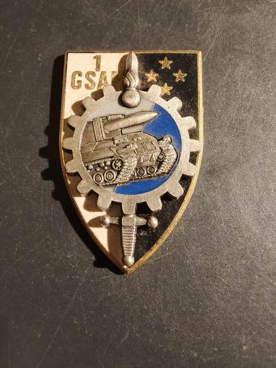 老王徽章第163期 13-15日三场连拍 16日统一发货  13、14日结束后可寄存 - 法国第1核炮兵支援大队证章