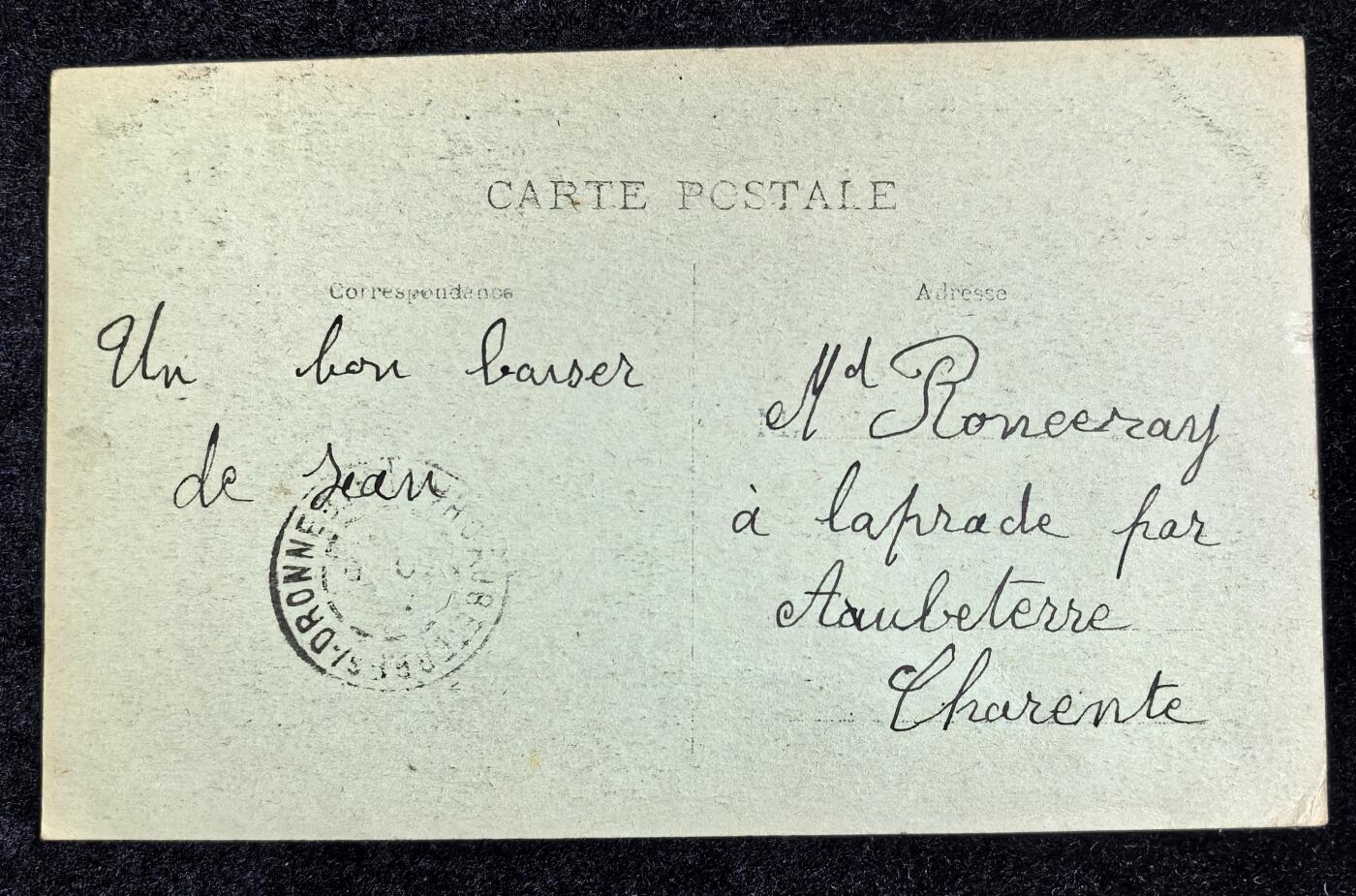 法国 20世纪早期 多维尔尼埃梅广场 老明信片一张