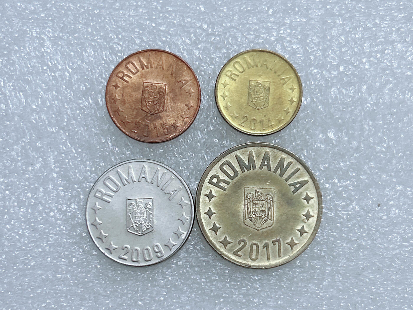 第一海外回流一元起拍收藏 散集专场  第266期 罗马尼亚硬币 4枚