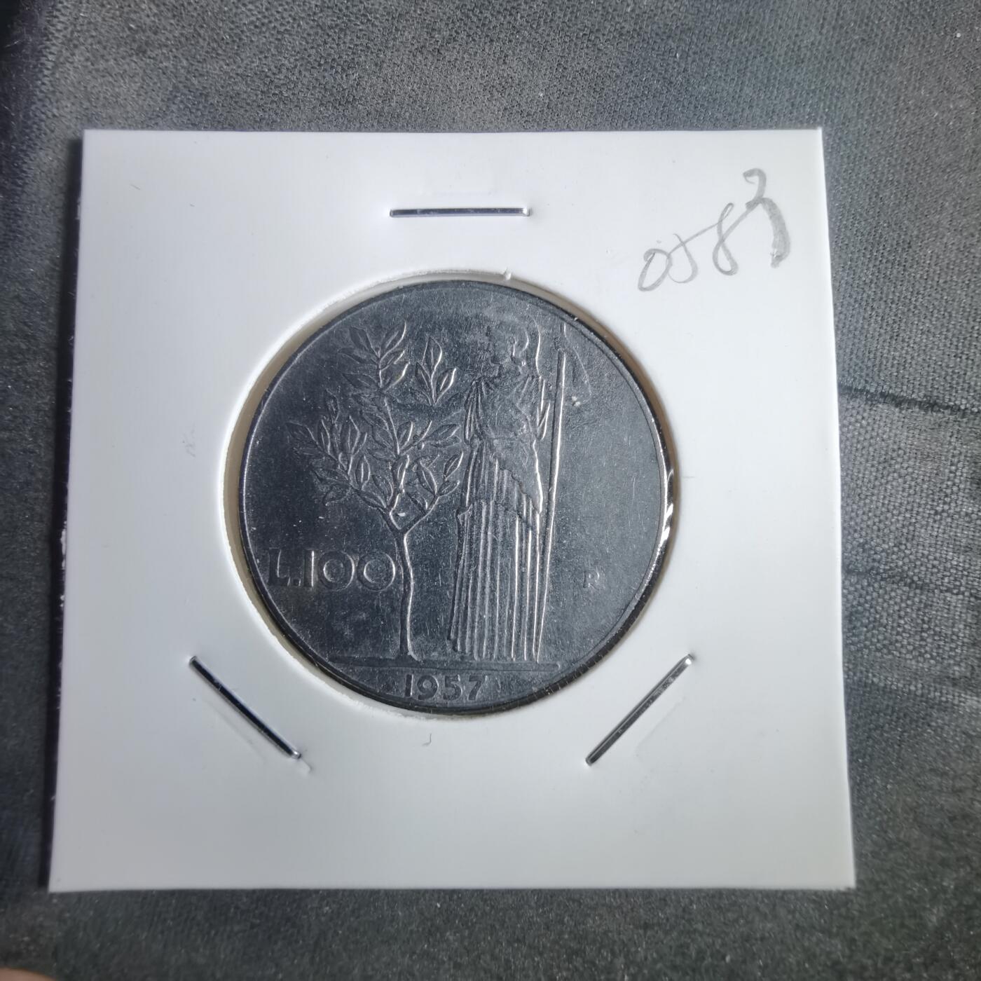 沼泽如烟--第905场 意大利1957年100里拉