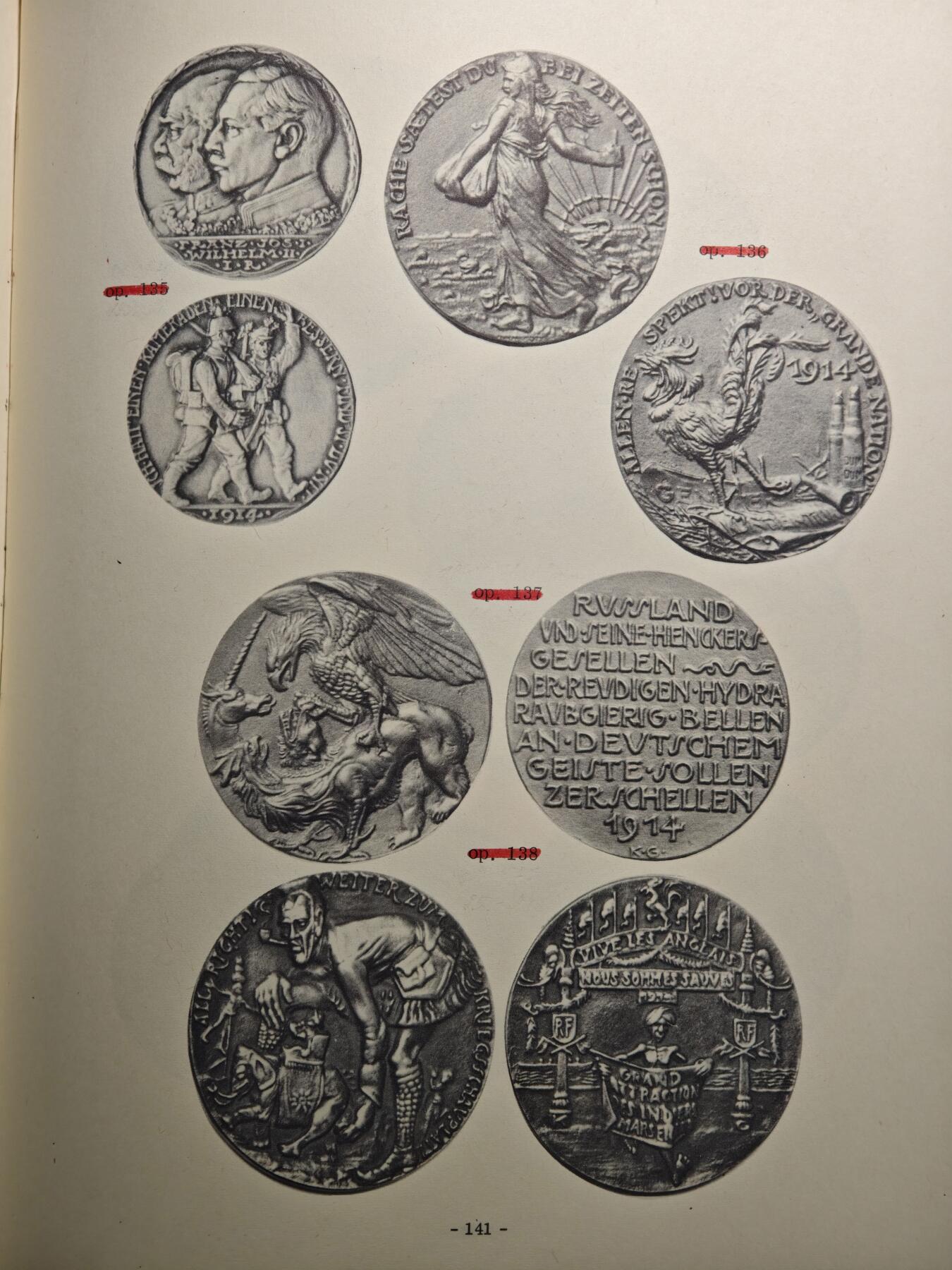 【德藏】世界币章拍卖第153期（拍品征集中~欢迎藏友联系） 97成新 绝版 1967年第一版 章牌大师卡尔歌茨-纪念章Kienast目录 作者亲笔签名版 超大开本 评级公司同款 全书约284页 布面镶嵌硬壳精装