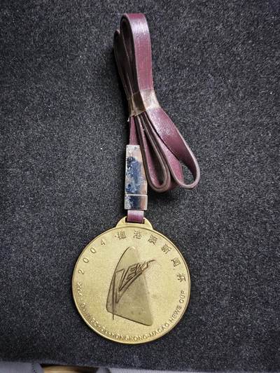 体育马拉松奖牌 - 甲骨文杯2025安阳马拉松赛奖牌