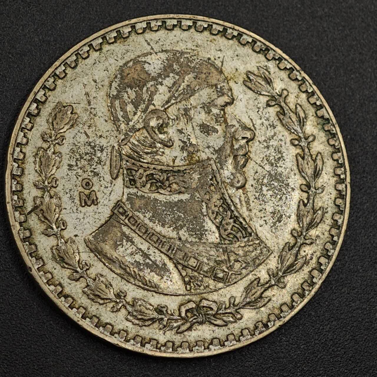 【淘币小摊】实时拍第七百九十六拍   小银币场   满百包邮可预留二周 每周一统一发货   墨西哥1960年1比索银币