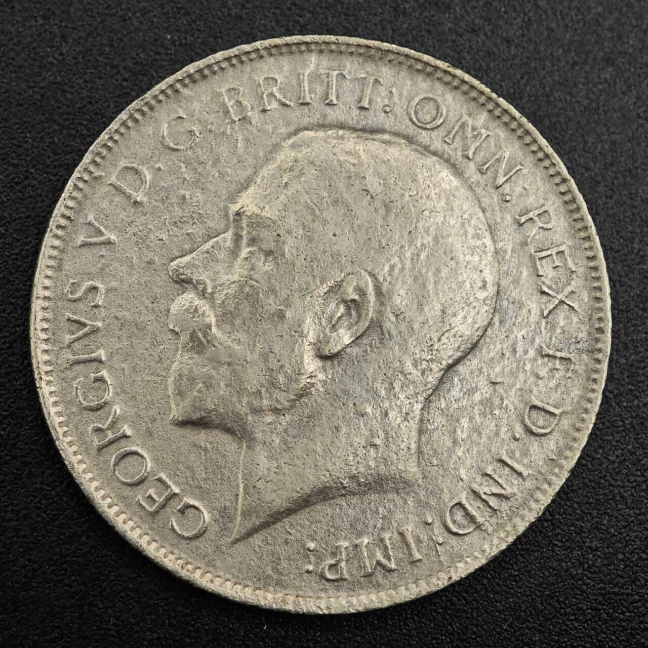 【淘币小摊】实时拍第七百九十六拍   小银币场   满百包邮可预留二周 每周一统一发货   英国1916年乔治五世弗洛林银币