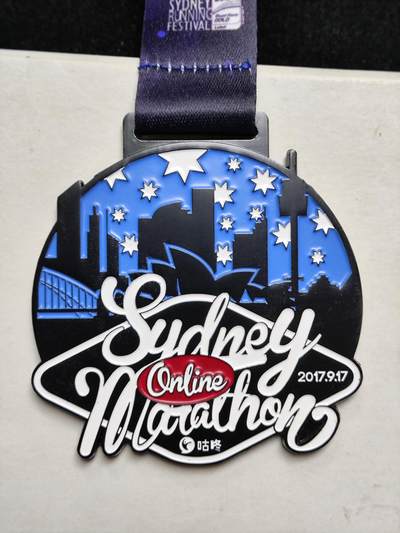 体育马拉松奖牌 - 咕咚线上马拉松奖牌 澳大利亚悉尼5KM马拉松奖章