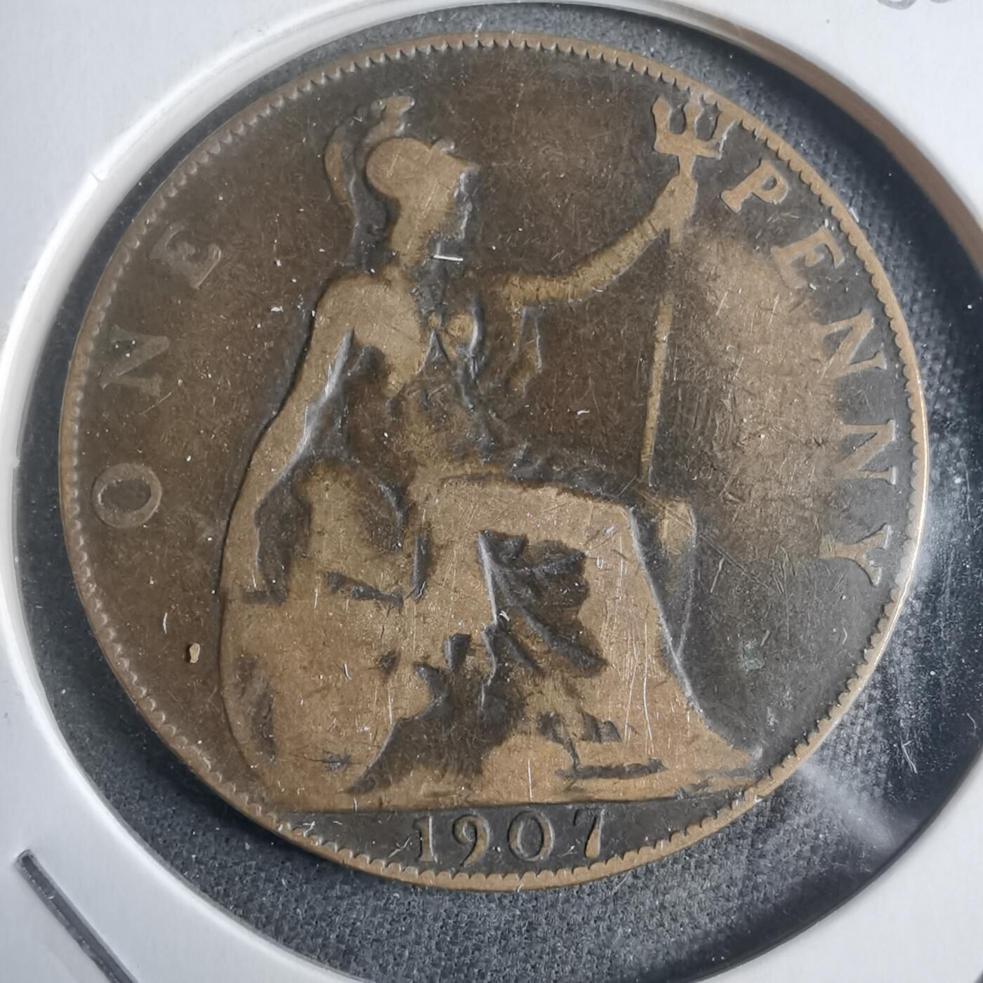 沼泽如烟--第905场 英国1907年1便士