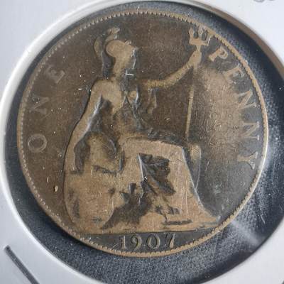 沼泽如烟--第905场 - 英国1907年1便士