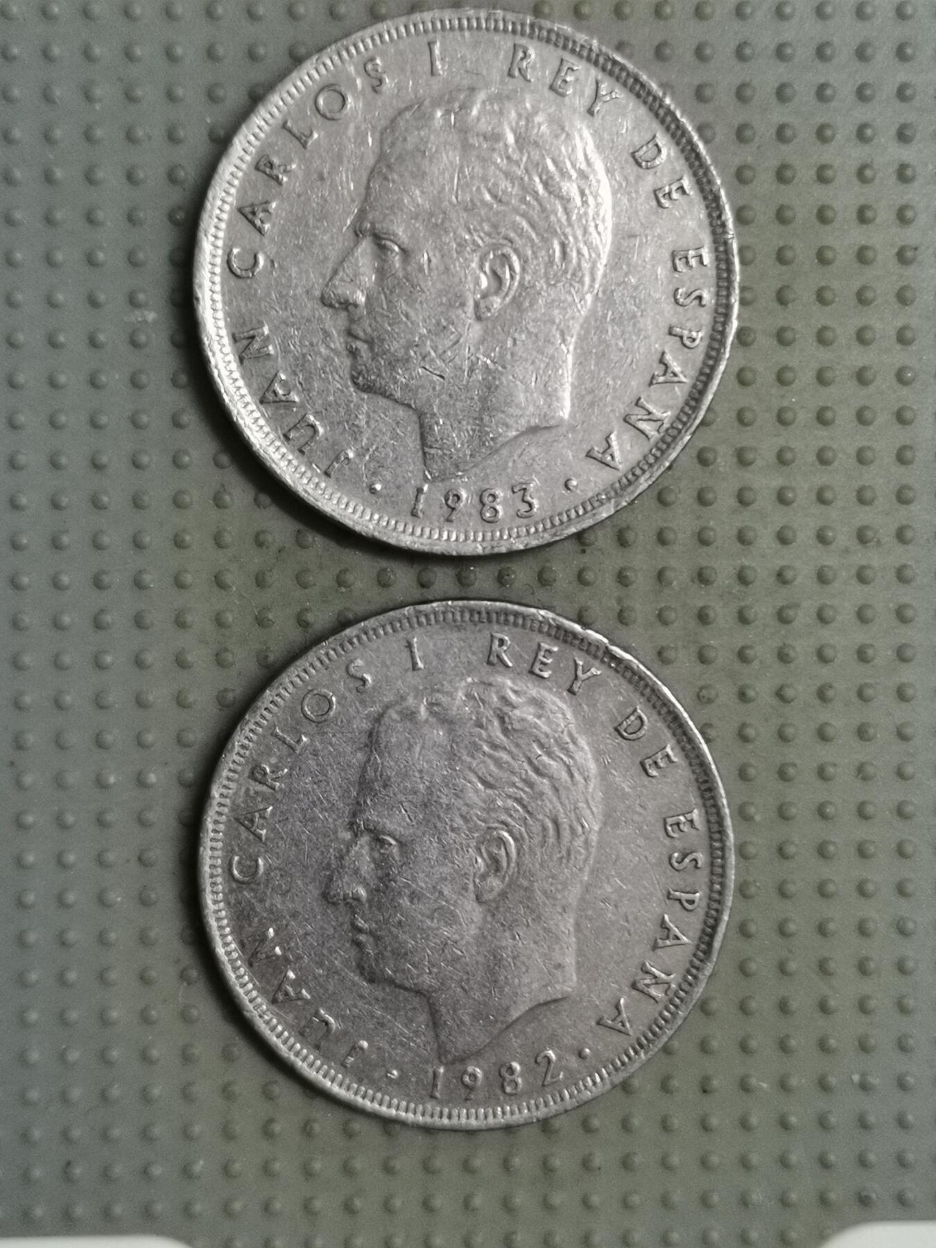 2025年第117场各国散币拍卖（总第117场） 西班牙25比塞塔2枚