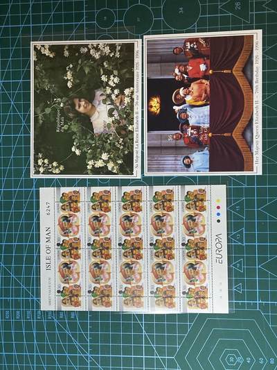 2025年第一百二十九场(总第一百五十五场）外国邮票、散币场(免佣金) - 邮票10枚及女王纸品