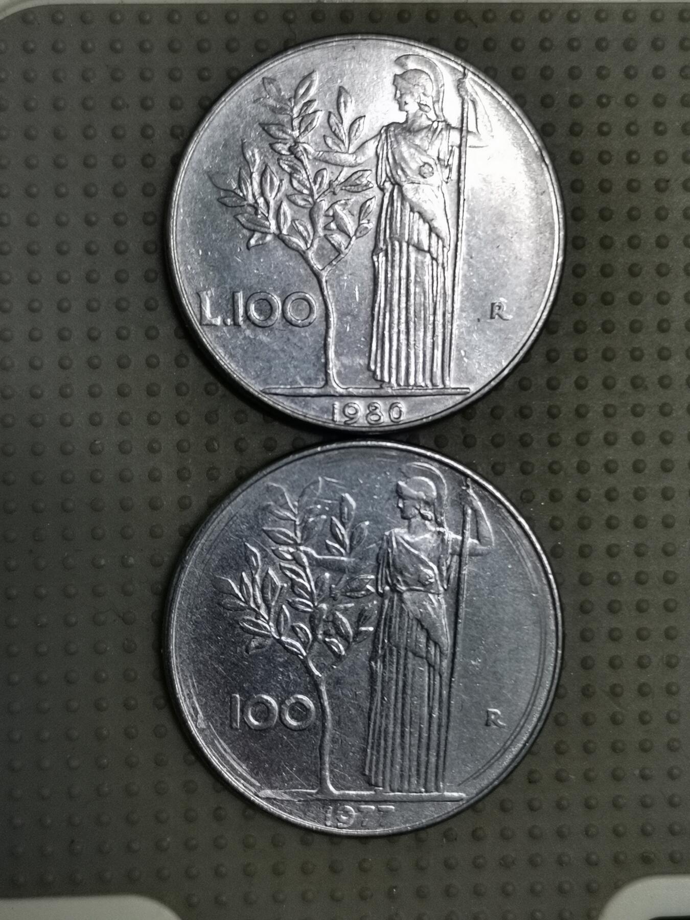 2025年第117场各国散币拍卖（总第117场） 意大利100里拉2枚