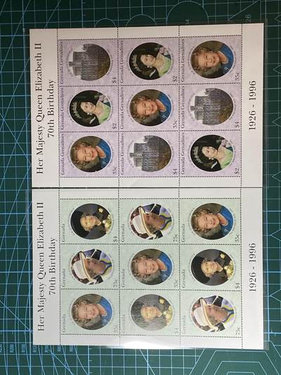 2025年第一百二十九场(总第一百五十五场）外国邮票、散币场(免佣金) - 英国邮票18枚