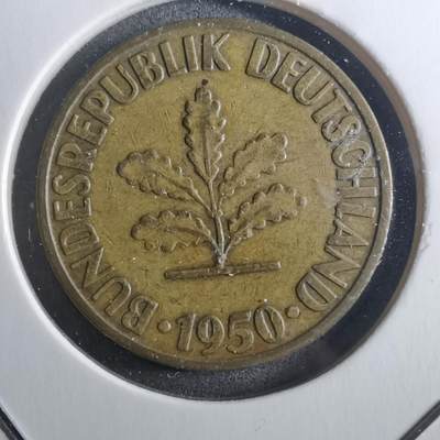 沼泽如烟--第905场 - 德国1950年10芬尼