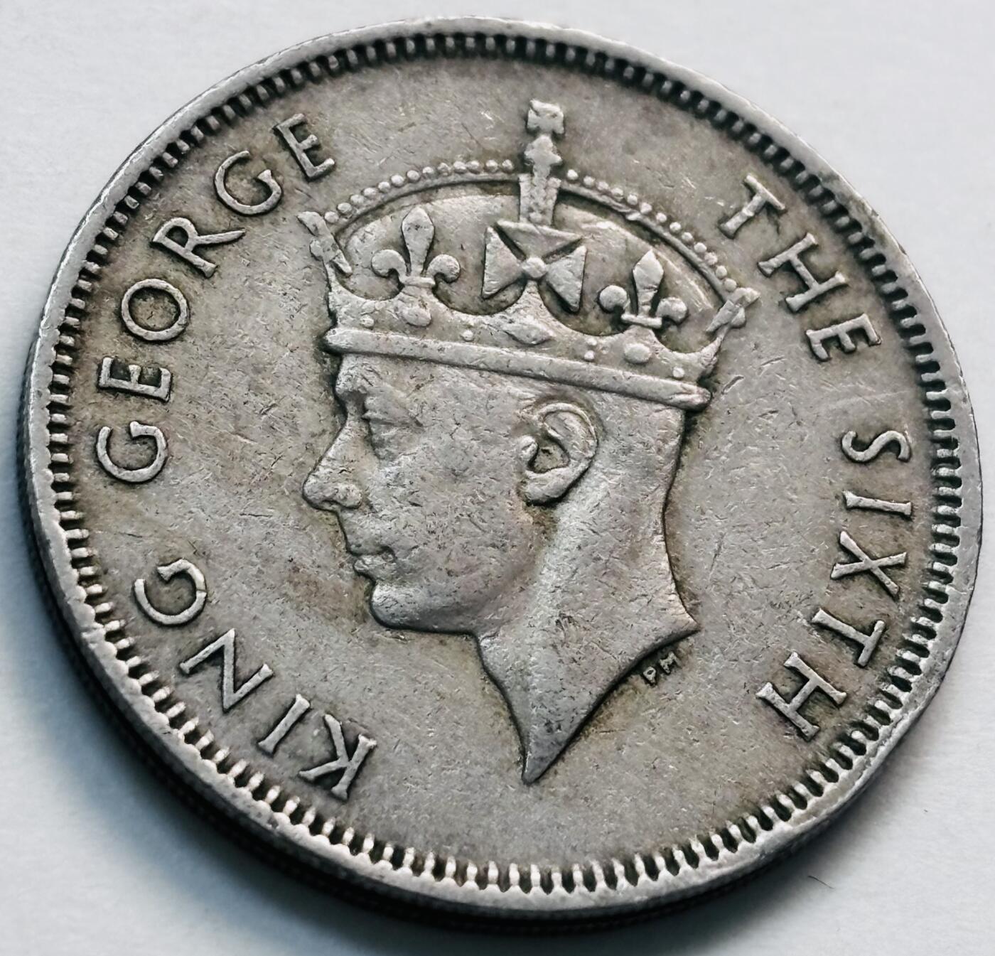 文馨钱币收藏第 281 场，【 长期接收代拍品】银元，银币，套币，纸币专场（本场截拍后休息三天，19 号发货） 1951 年英属香港五毫，乔治六世时期独年份