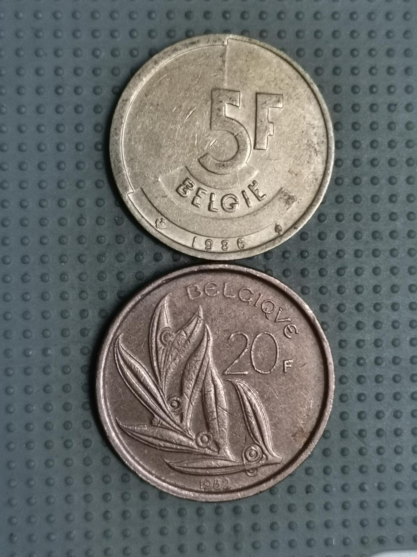 2025年第117场各国散币拍卖（总第117场） 比利时2枚