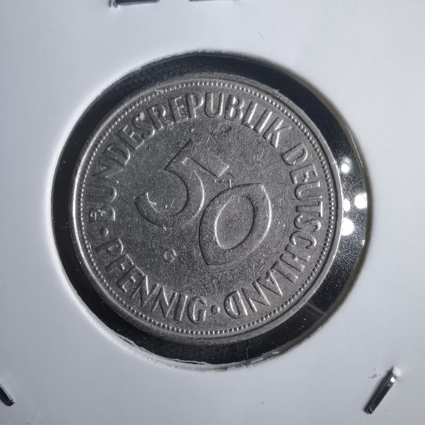 沼泽如烟--第905场 德国1950年50芬尼