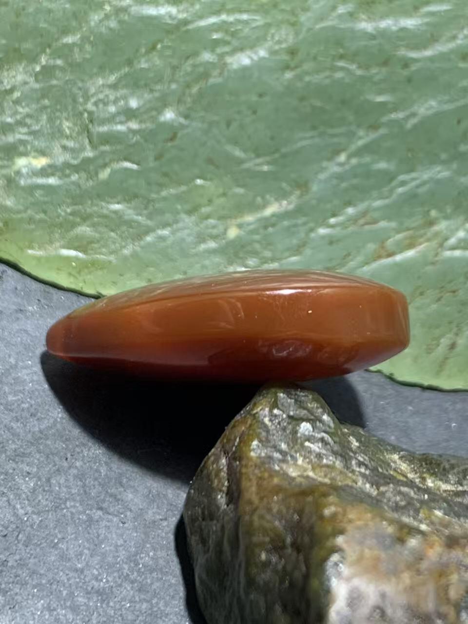 精美冻料北漂战国红玛瑙吊坠一个！