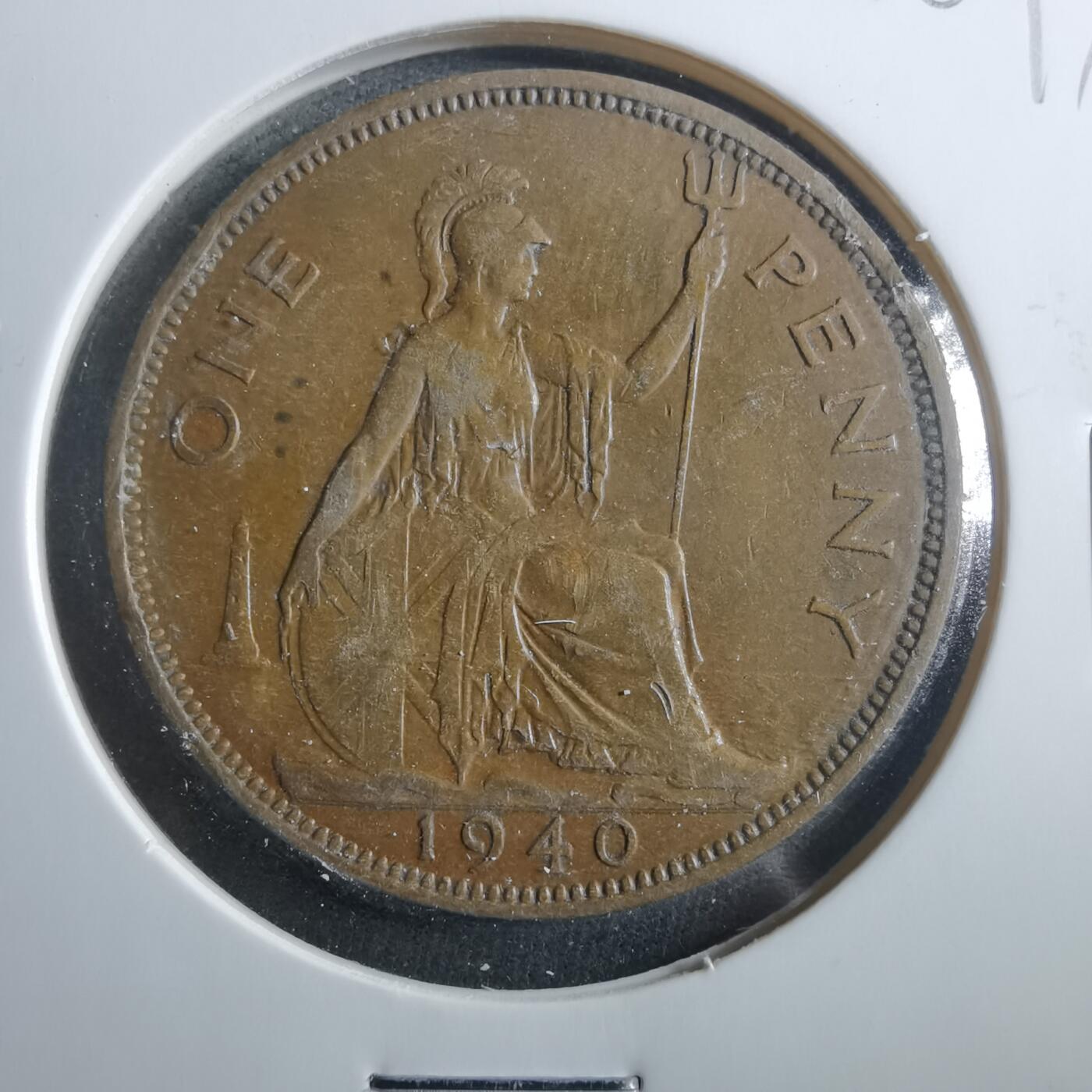 沼泽如烟--第906场 英国1940年1便士