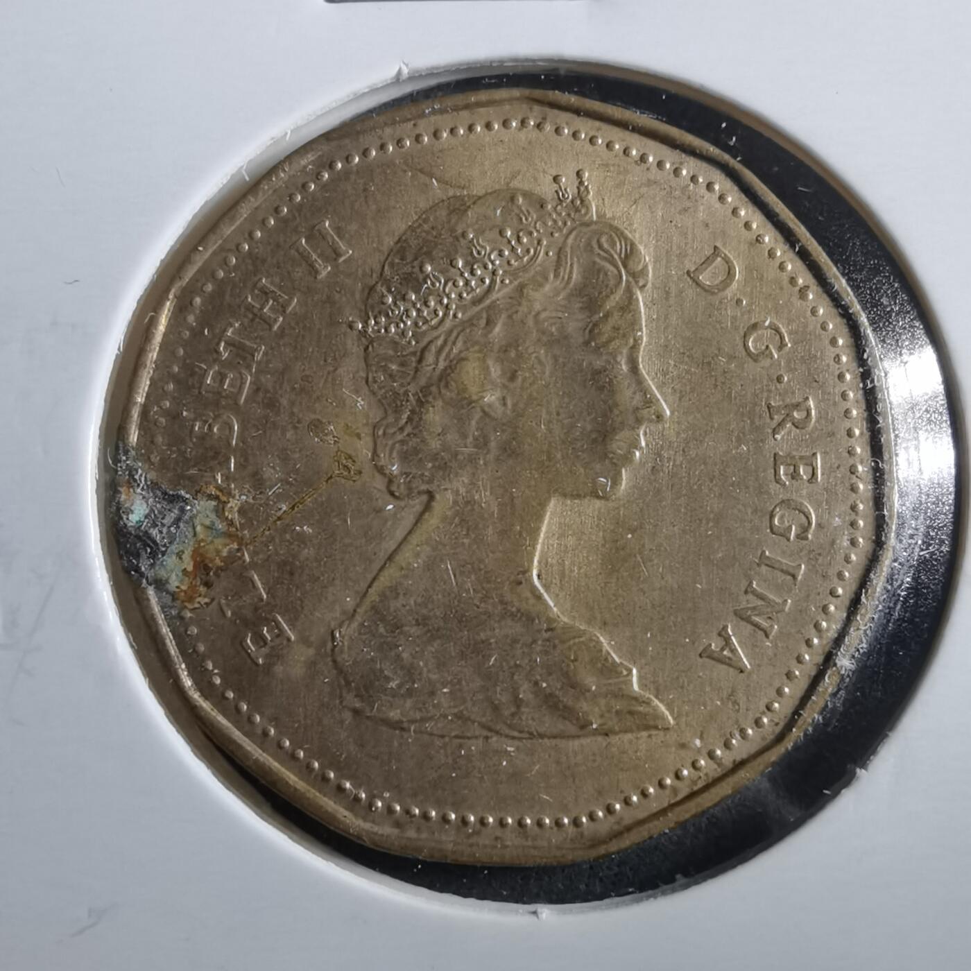 沼泽如烟--第906场 加拿大1987年一元