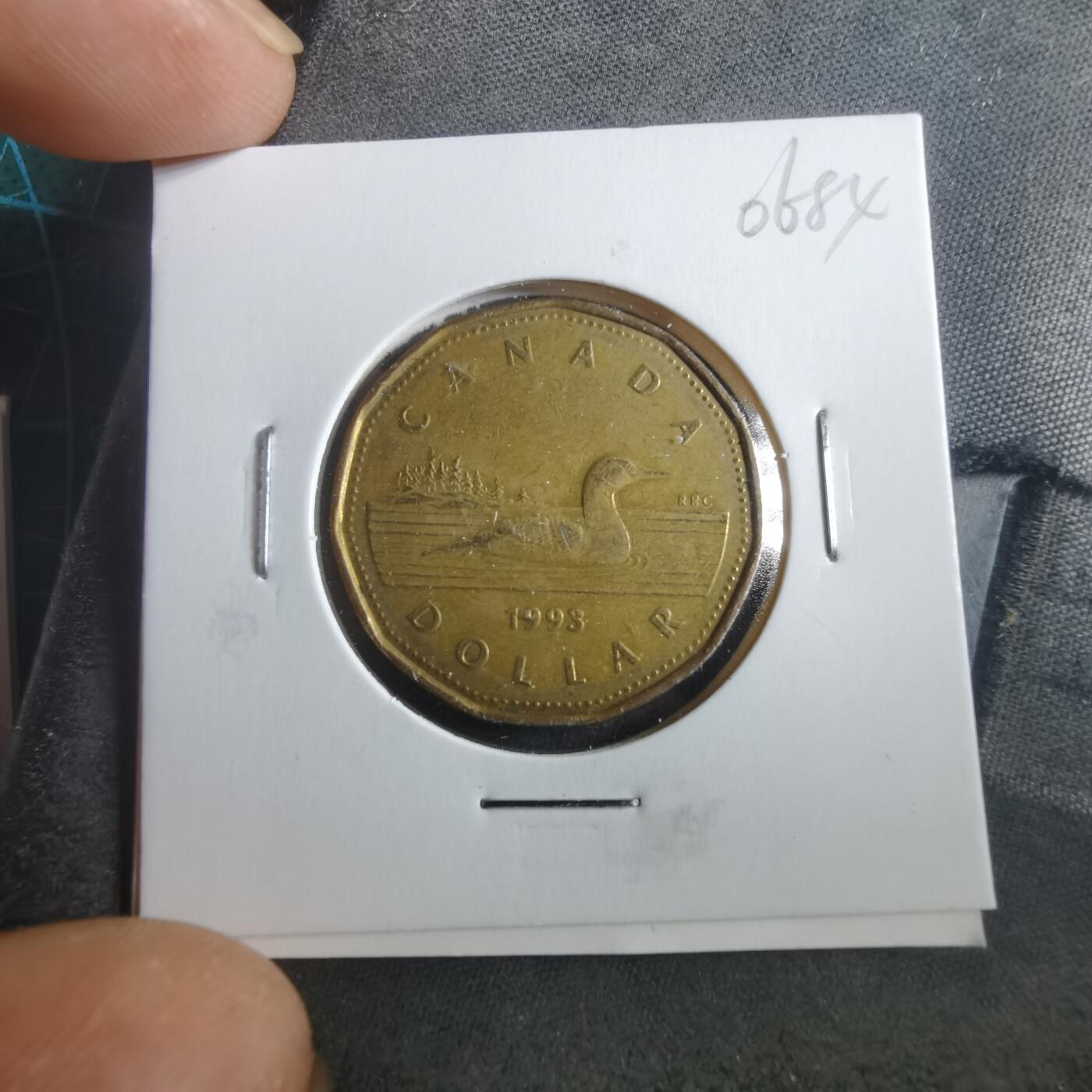 沼泽如烟--第906场 加拿大1993年一元