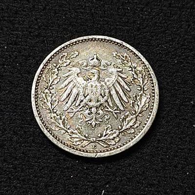 【全场包邮】纯粹捡漏拍478场（免费代拍第15场） - 德国第二帝国1906年1/2马克银币