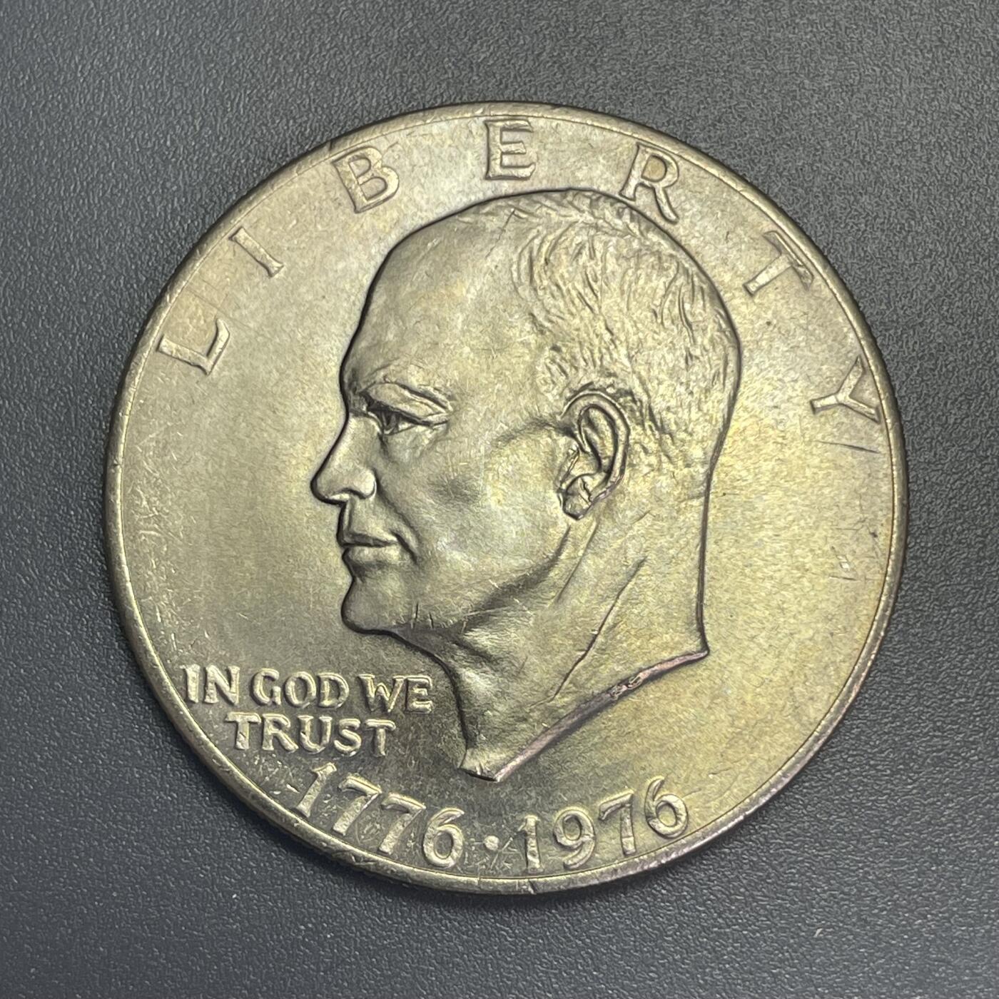 回流1115 全新美国1976年建国百年一美元纪念币