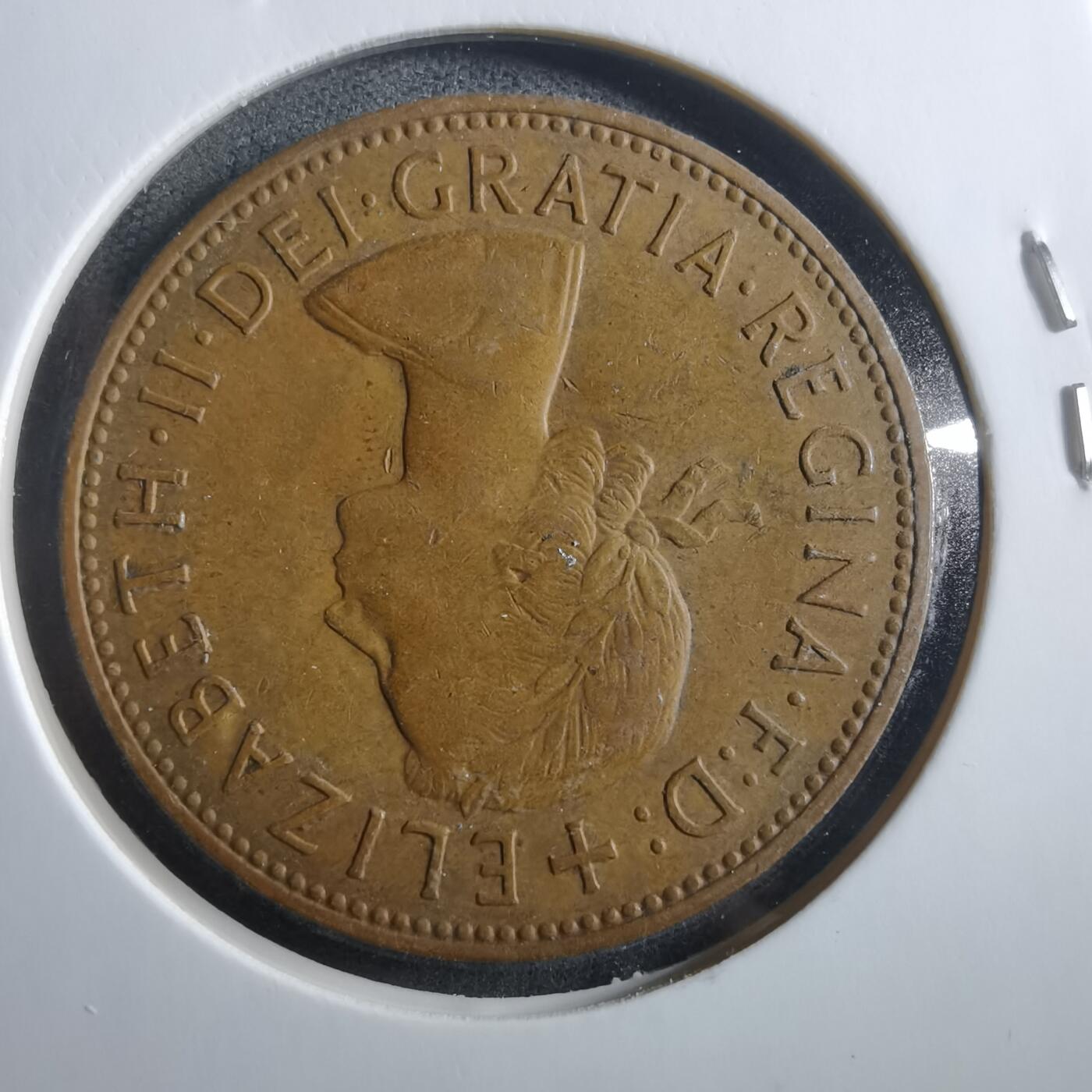 沼泽如烟--第906场 英国1967年1便士