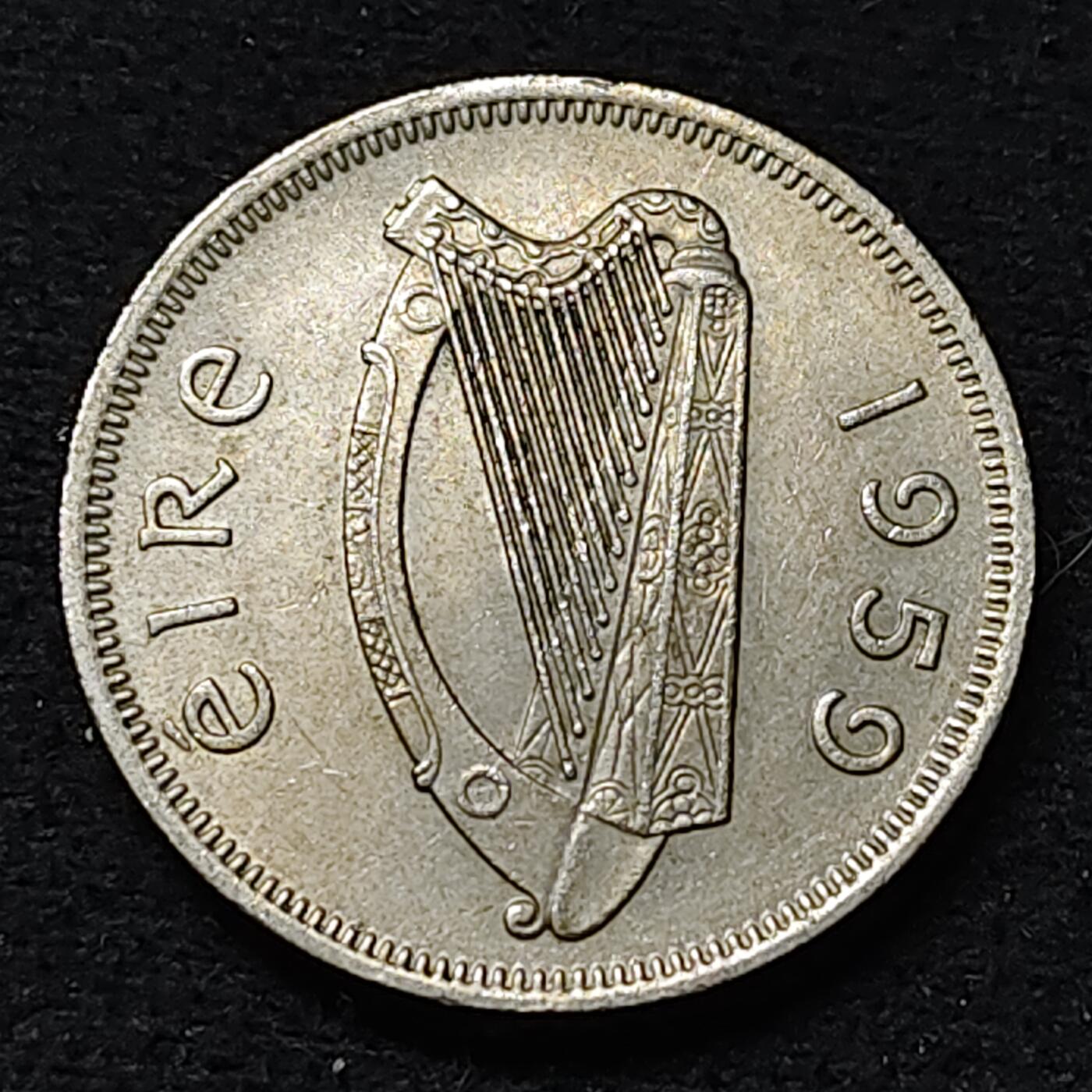 【全场包邮】纯粹捡漏拍478场（免费代拍第15场） 爱尔兰1959年2先令-鲑鱼